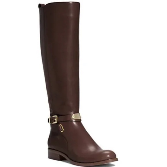Michael Kors Arley Women Tall Boots , Brown  8 - Picture 1 of 13